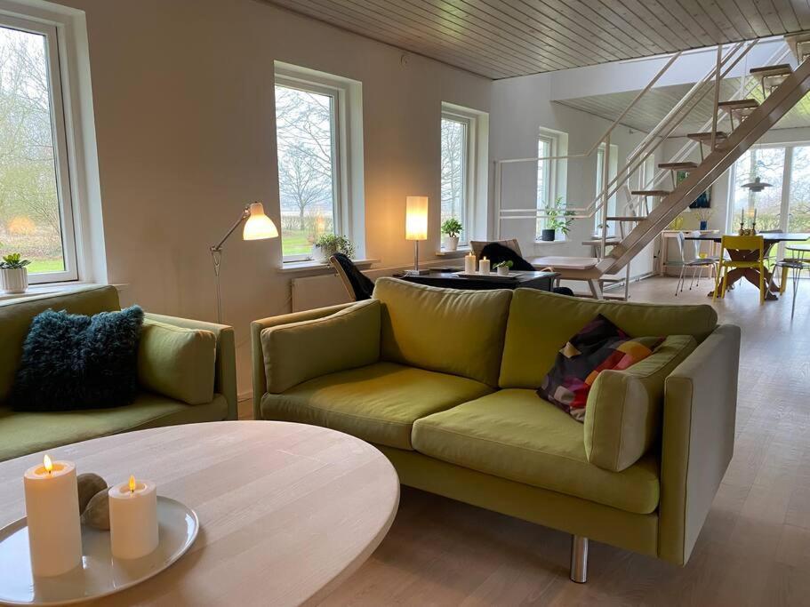 Вилла Skont Hus Pa Landet Taet Pa Billund Гиве Экстерьер фото